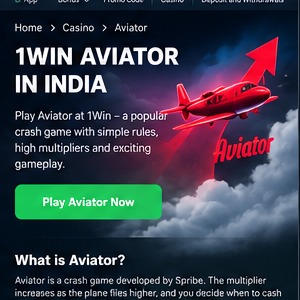 Aviator on 1Win India