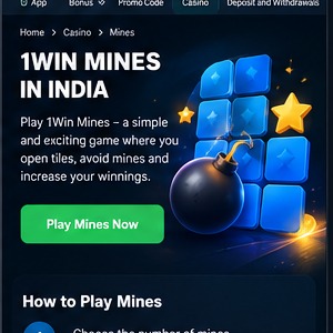 Mines on 1Win India