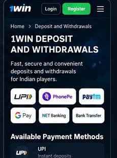 1Win Payments India